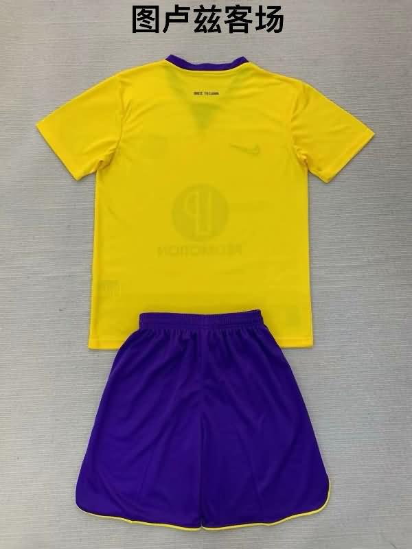 Toulouse 24/25 Kids Away Soccer Jersey And Shorts