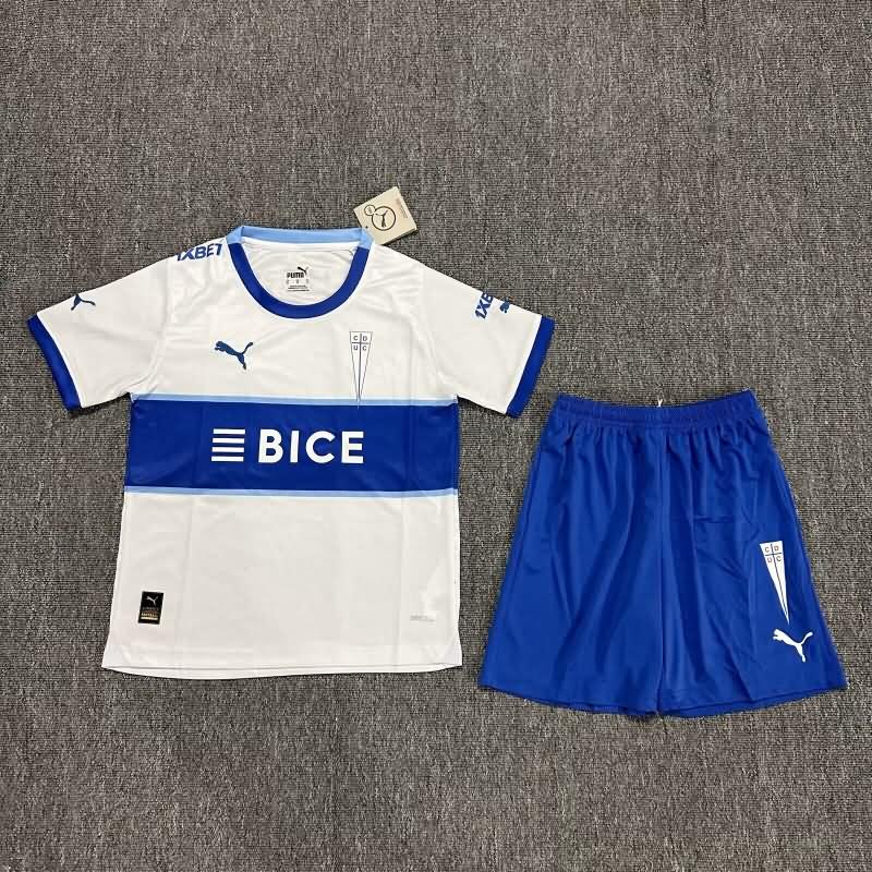 Universidad Catolica 2024 Kids Home Soccer Jersey And Shorts