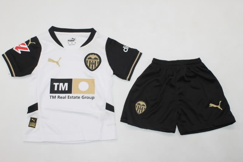 Valencia 24/25 Kids Home Soccer Jersey And Shorts