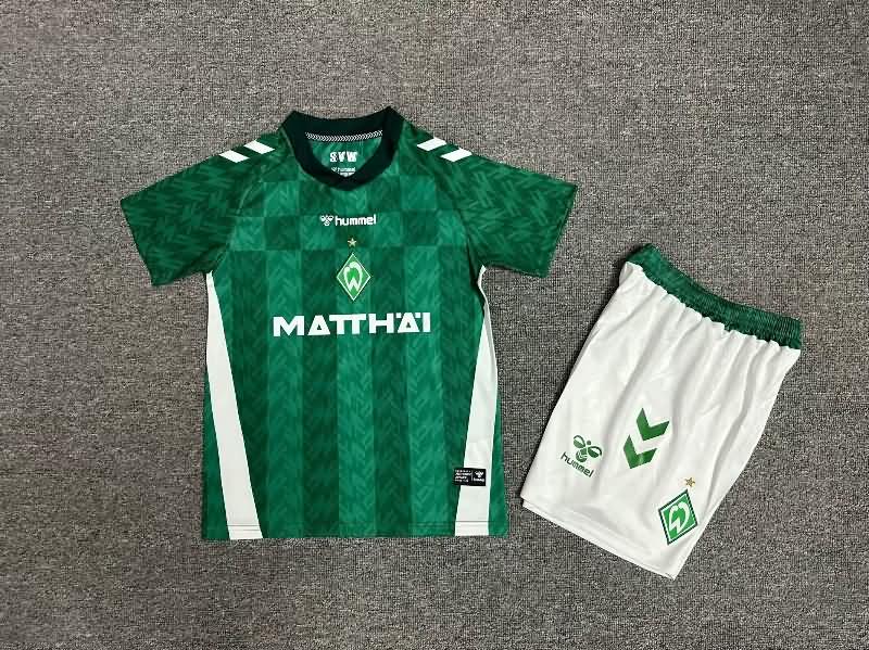 Werder Bremen 24/25 Kids Home Soccer Jersey And Shorts