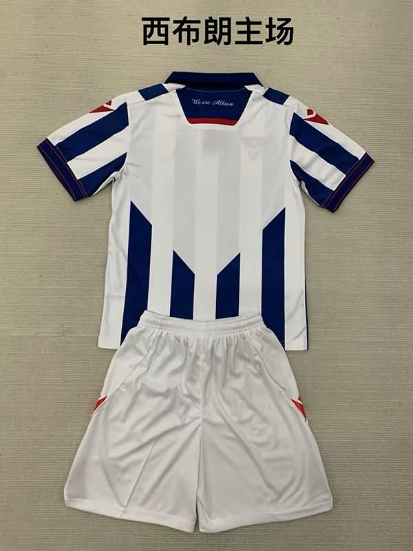 West Bromwich 24/25 Kids Home Soccer Jersey And Shorts