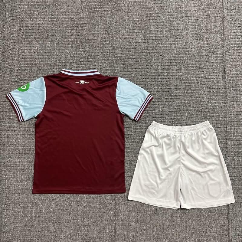 West Ham 24/25 Kids Home Soccer Jersey And Shorts