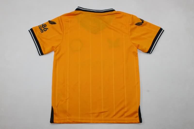 Wolves 24/25 Kids Home Soccer Jersey And Shorts