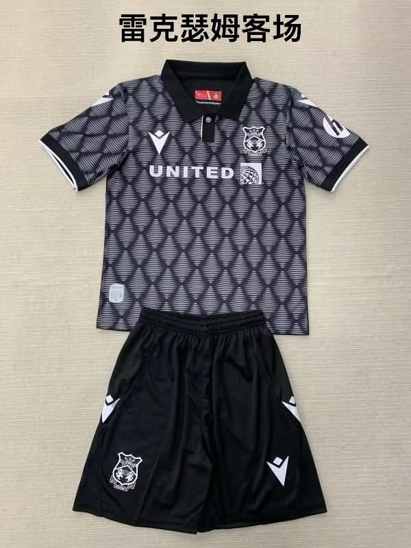 Wrexham 24/25 Kids Away Soccer Jersey And Shorts