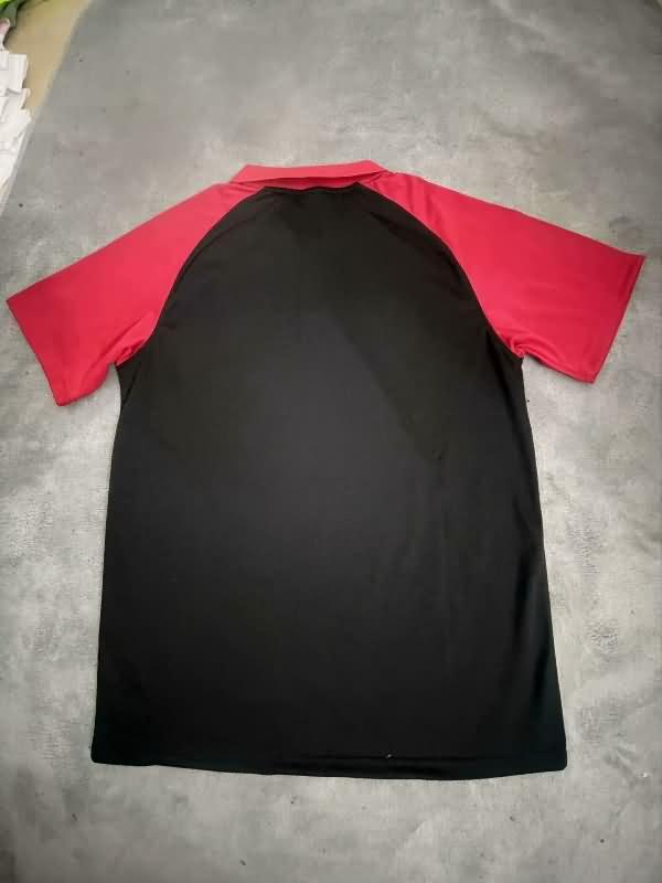 AAA(Thailand) AC Milan 24/25 Black Polo Soccer T-Shirt