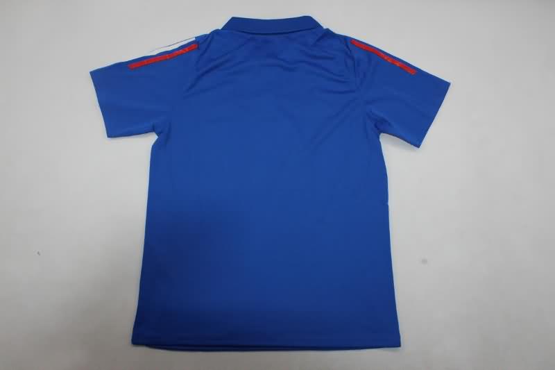 AAA(Thailand) Italy 2024 Blue Polo Soccer T-Shirt