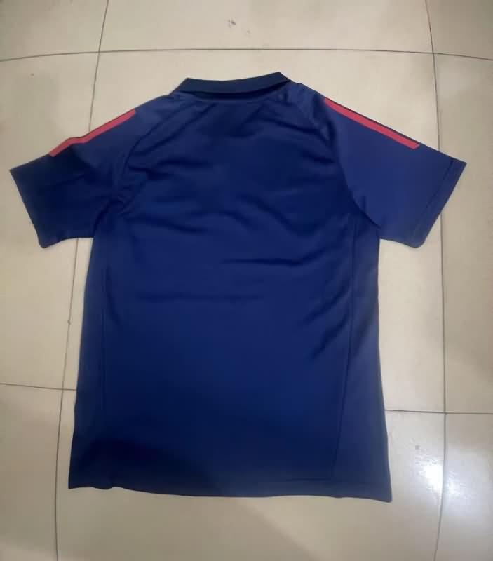 AAA(Thailand) Manchester United 24/25 Dark Blue Polo Soccer T-Shirt