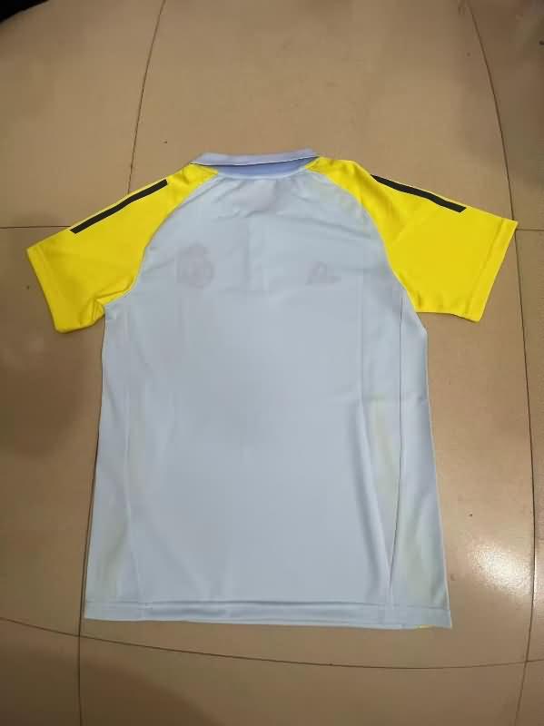 AAA(Thailand) Real Madrid 24/25 Grey Polo Soccer T-Shirt