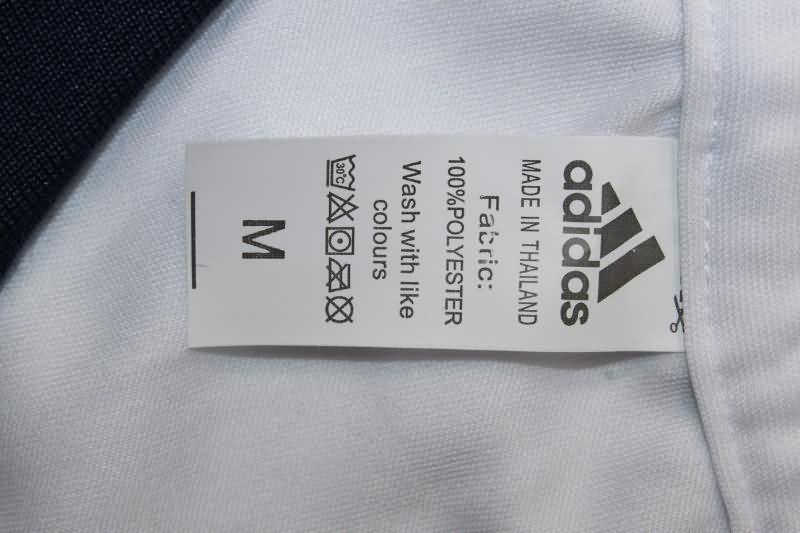 AAA(Thailand) Real Madrid 24/25 White Polo Soccer T-Shirt 02