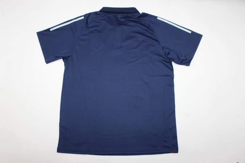 AAA(Thailand) Spain 2024 Dark Blue Polo Soccer T-Shirt