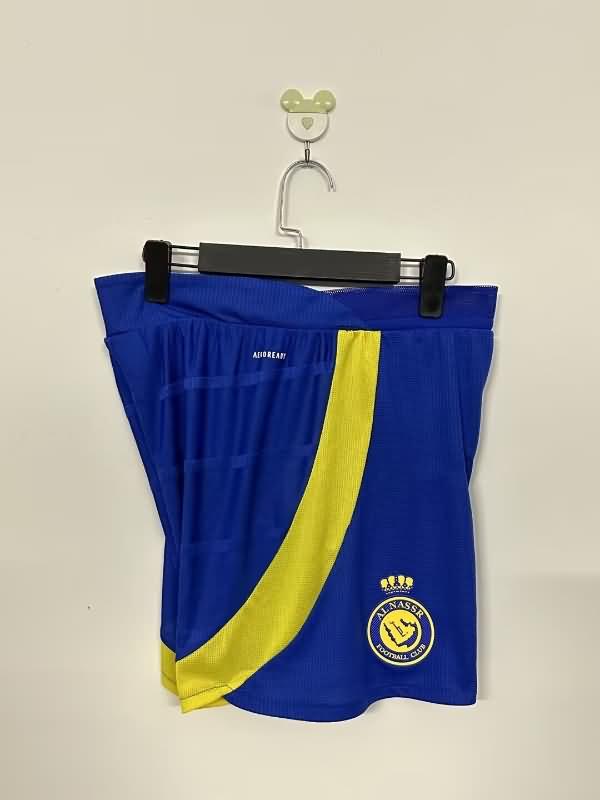 AAA(Thailand) Al Nassr FC 24/25 Home Soccer Shorts (Player)