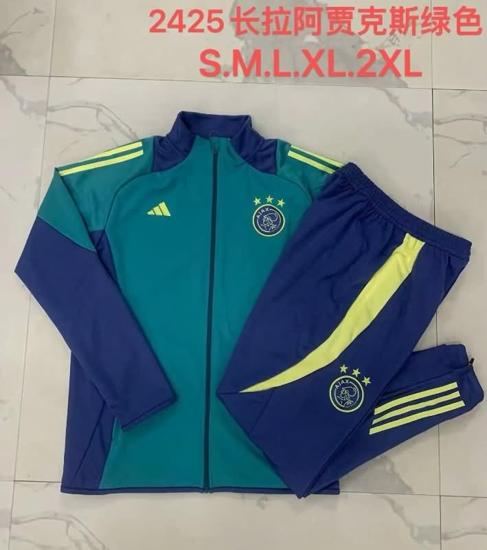 AAA(Thailand) Ajax 24/25 Green Soccer Tracksuit