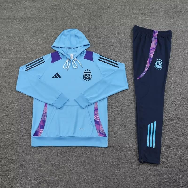 AAA(Thailand) Argentina 2024 Blue Soccer Tracksuit 05