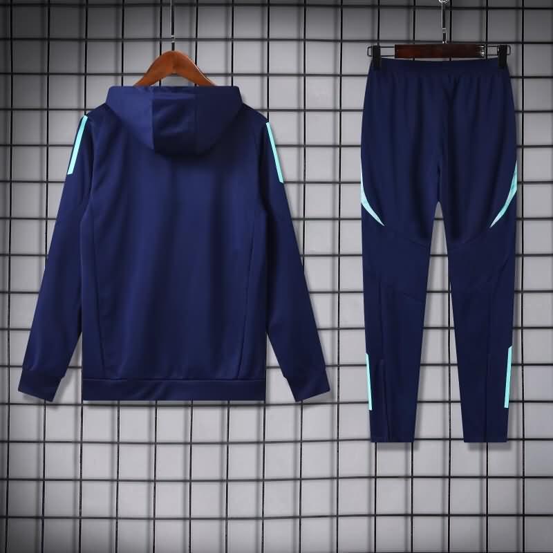 AAA(Thailand) Arsenal 24/25 Dark Blue Soccer Tracksuit 04