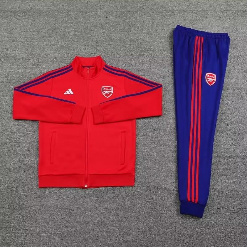 AAA(Thailand) Arsenal 24/25 Red Soccer Tracksuit 04