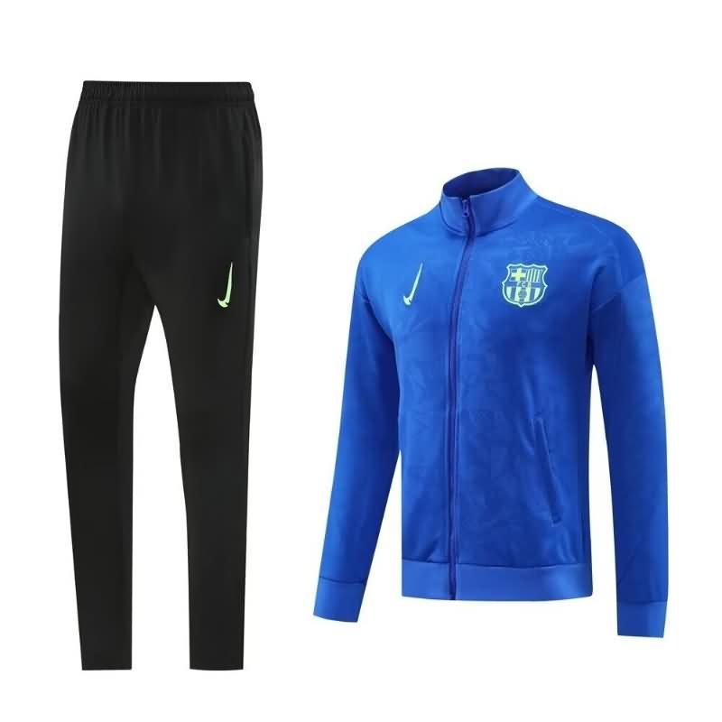 AAA(Thailand) Barcelona 24/25 Blue Soccer Tracksuit 03