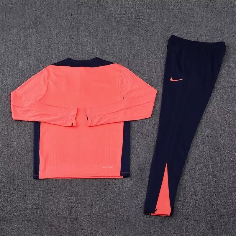 AAA(Thailand) Barcelona 24/25 Pink Soccer Tracksuit