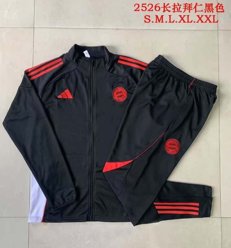 AAA(Thailand) Bayern Munich 24/25 Black Soccer Tracksuit 02 AAA(Thailand) Bayern Munich 24/25 Black Soccer Tracksuit 02
