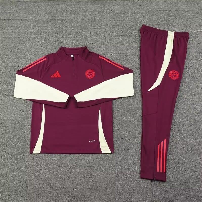 AAA(Thailand) Bayern Munich 24/25 Red Soccer Tracksuit