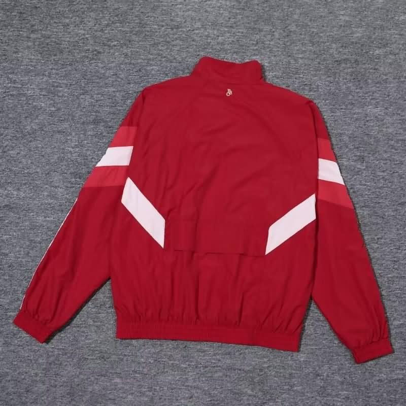 AAA(Thailand) Bayern Munich 24/25 Red Soccer Windbreaker Tracksuit