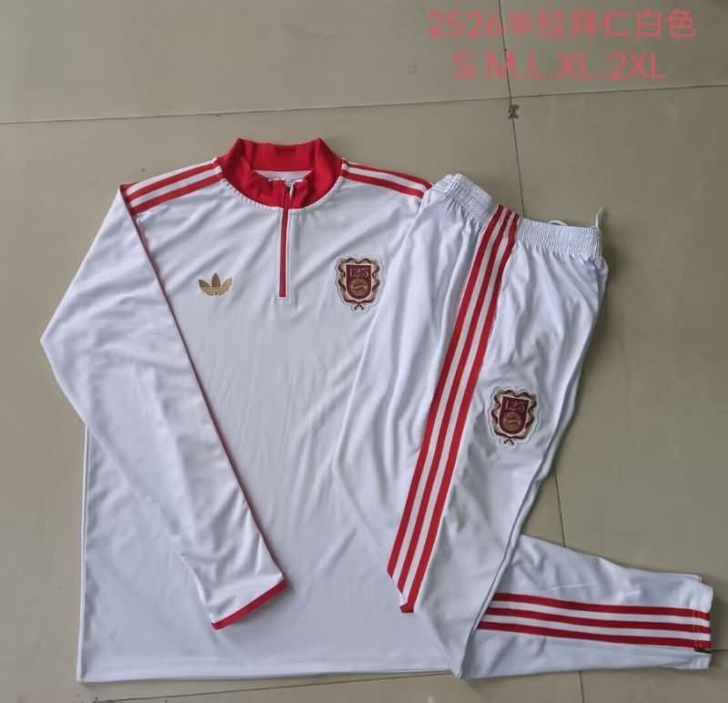 AAA(Thailand) Bayern Munich 24/25 White Soccer Tracksuit 02 AAA(Thailand) Bayern Munich 24/25 White Soccer Tracksuit 02