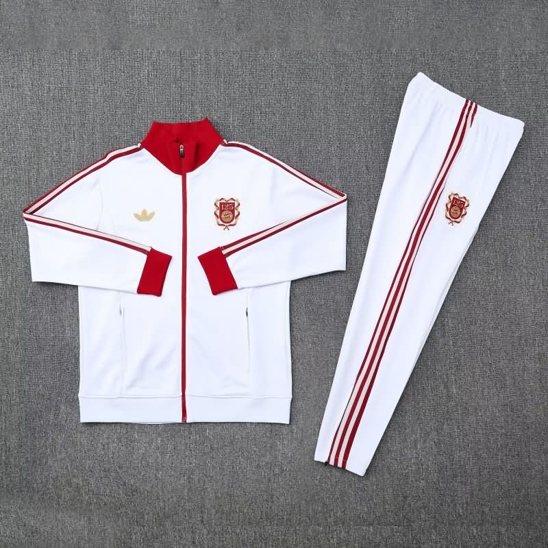 AAA(Thailand) Bayern Munich 24/25 White Soccer Tracksuit 03 AAA(Thailand) Bayern Munich 24/25 White Soccer Tracksuit 03