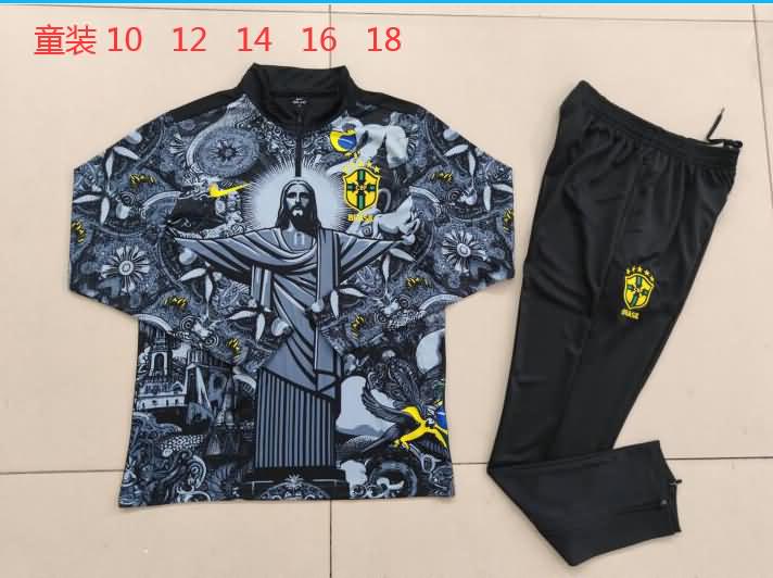 Brazil 2024 Kids Special Soccer Tracksuit