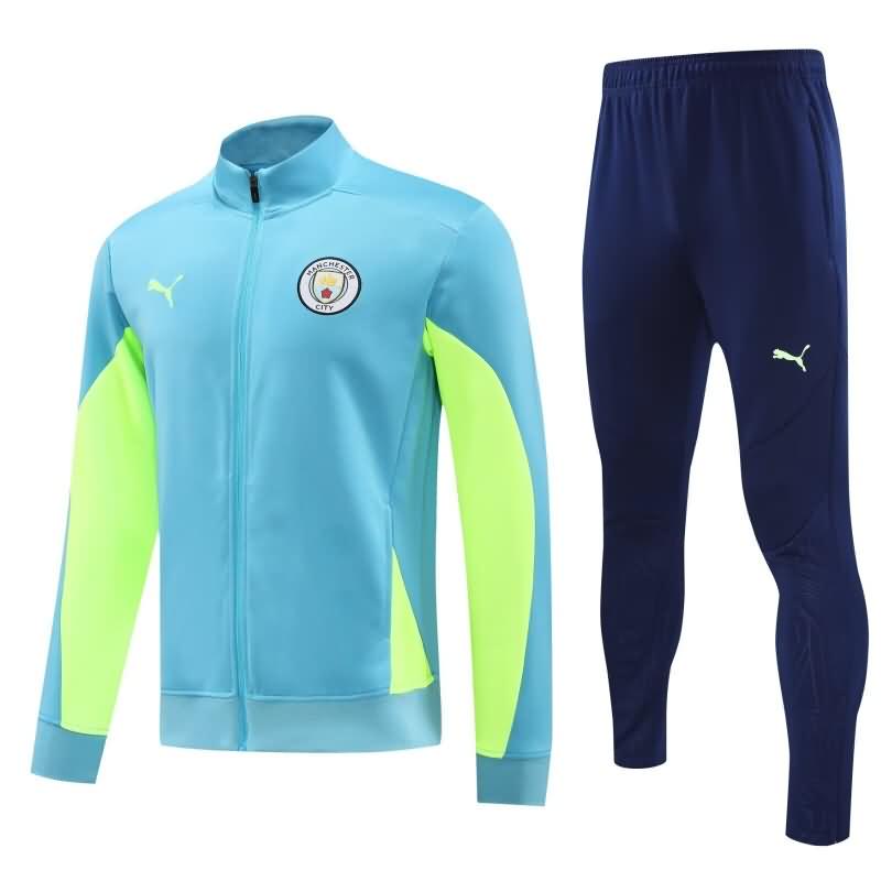 AAA(Thailand) Chelsea 24/25 Light Blue Soccer Tracksuit