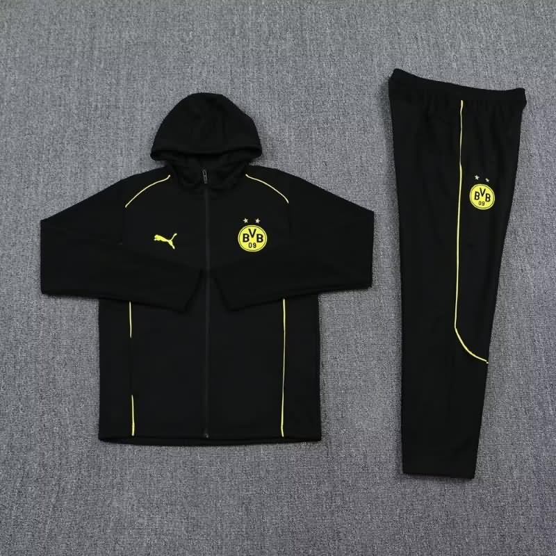 AAA(Thailand) Dortmund 24/25 Black Soccer Tracksuit 03