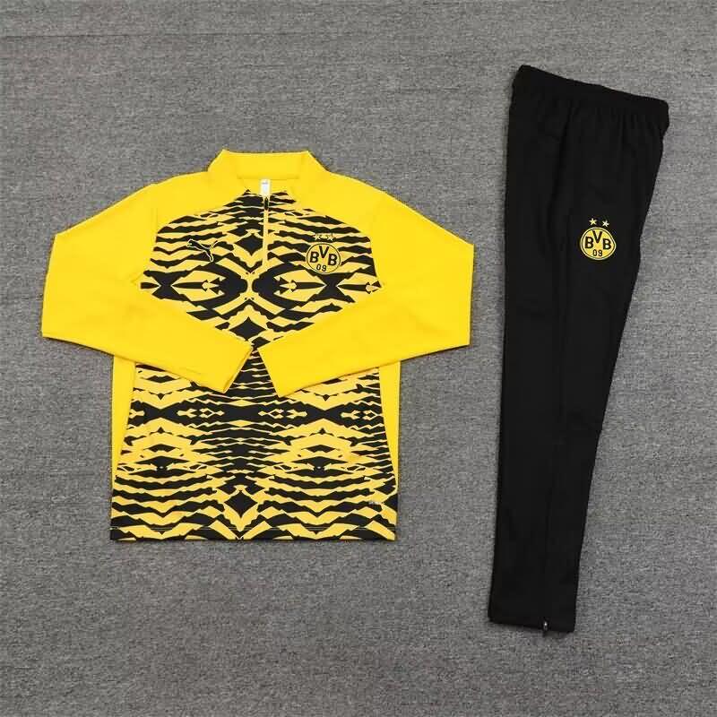 AAA(Thailand) Dortmund 24/25 Yellow Soccer Tracksuit 02