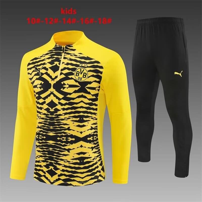 Dortmund 24/25 Kids Yellow Soccer Tracksuit