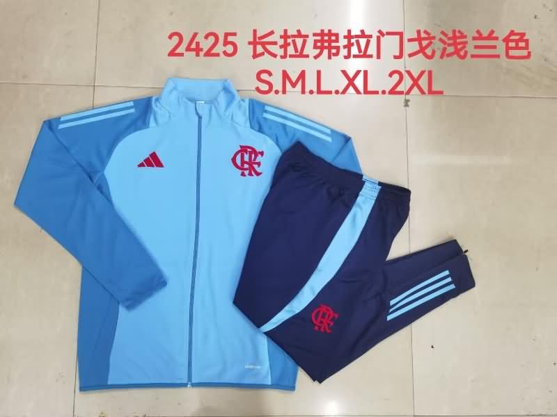 AAA(Thailand) Flamengo 24/25 Blue Soccer Tracksuit