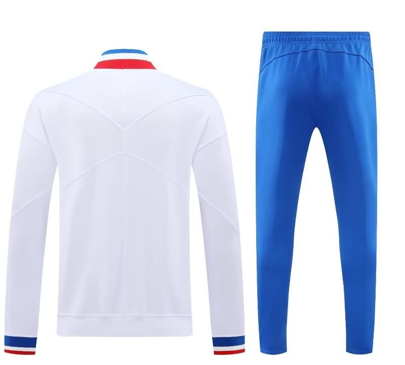 AAA(Thailand) France 2024 White Soccer Tracksuit