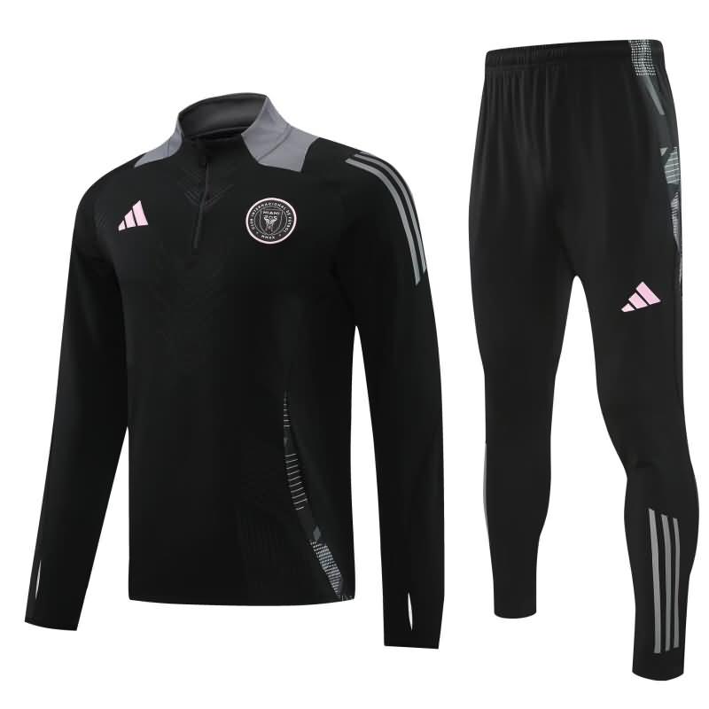 AAA(Thailand) Inter Miami 2024 Black Soccer Tracksuit