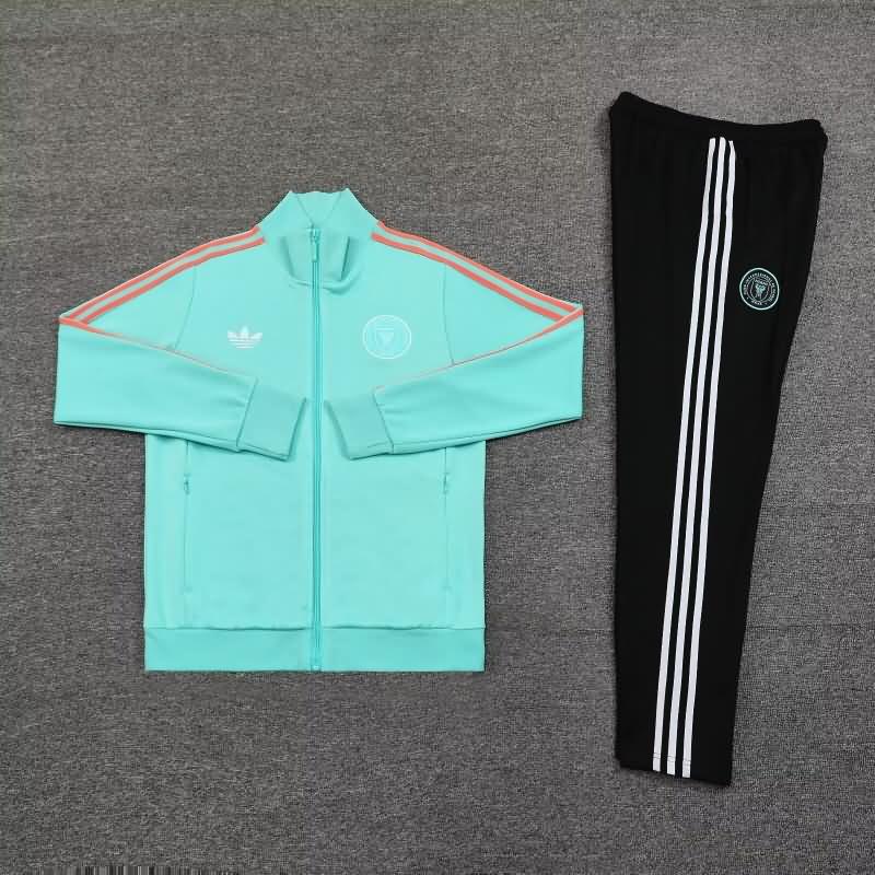 AAA(Thailand) Inter Miami 2024 Green Soccer Tracksuit