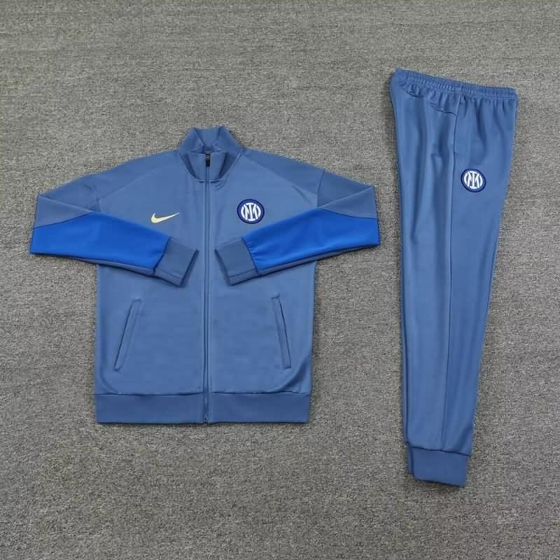 AAA(Thailand) Inter Milan 24/25 Grey Soccer Tracksuit