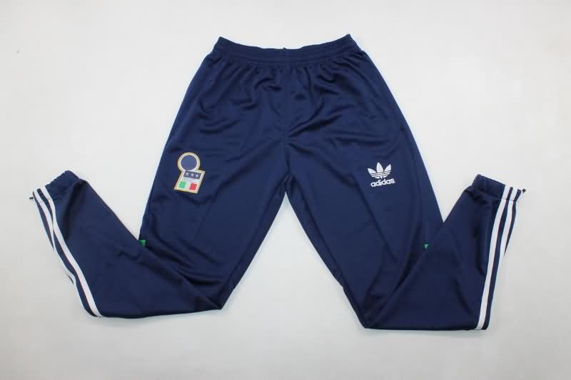 AAA(Thailand) Italy 2024 Dark Blue Soccer Tracksuit 04