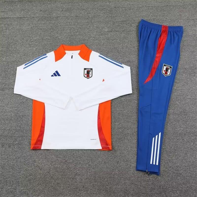 AAA(Thailand) Japan 2024 White Soccer Tracksuit 03