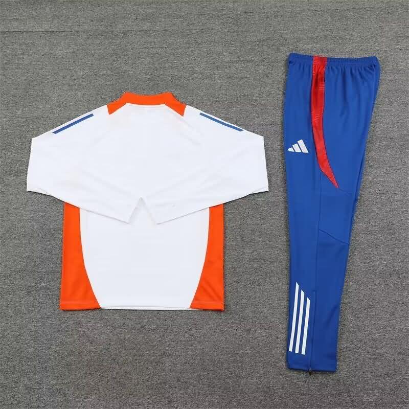 AAA(Thailand) Japan 2024 White Soccer Tracksuit 03