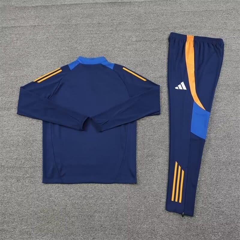 AAA(Thailand) Juventus 24/25 Dark Blue Soccer Tracksuit