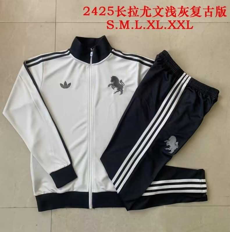 AAA(Thailand) Juventus 24/25 White Soccer Tracksuit