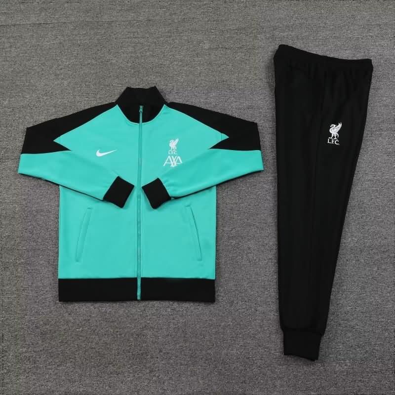 AAA(Thailand) Liverpool 24/25 Green Soccer Tracksuit