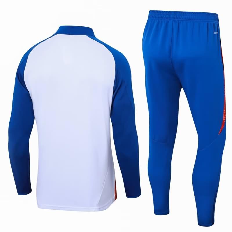 AAA(Thailand) Lyon 24/25 White Soccer Tracksuit