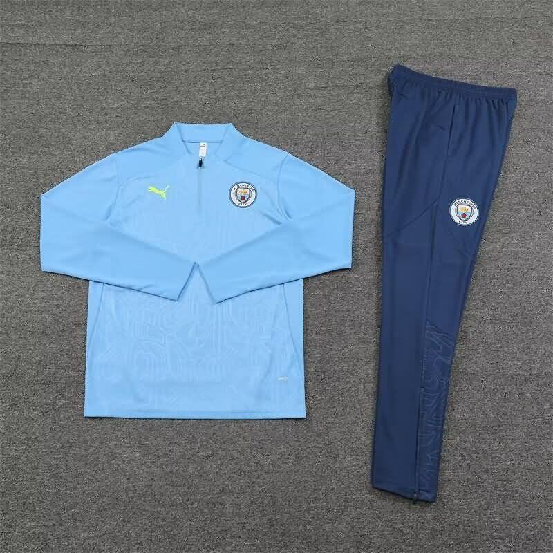 AAA(Thailand) Manchester City 24/25 Blue Soccer Tracksuit