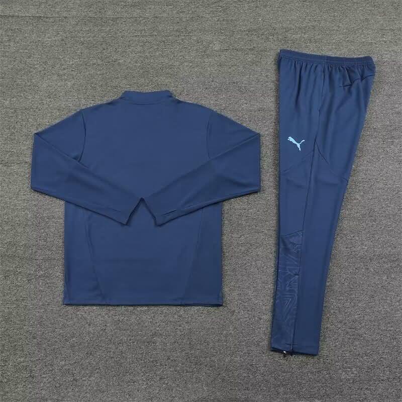 AAA(Thailand) Manchester City 24/25 Dark Blue Soccer Tracksuit