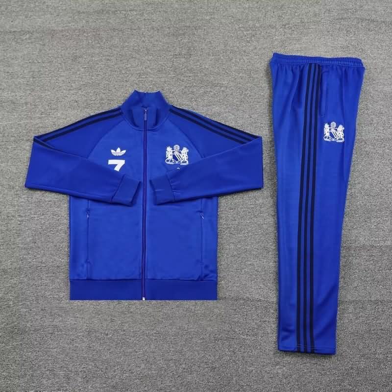 AAA(Thailand) Manchester United 24/25 Blue Soccer Tracksuit