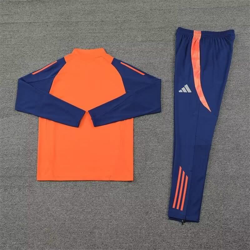 AAA(Thailand) Manchester United 24/25 Orange Soccer Tracksuit