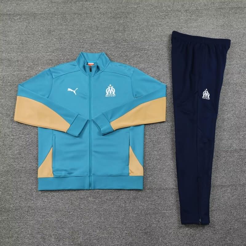 AAA(Thailand) Marseilles 24/25 Blue Soccer Tracksuit 05