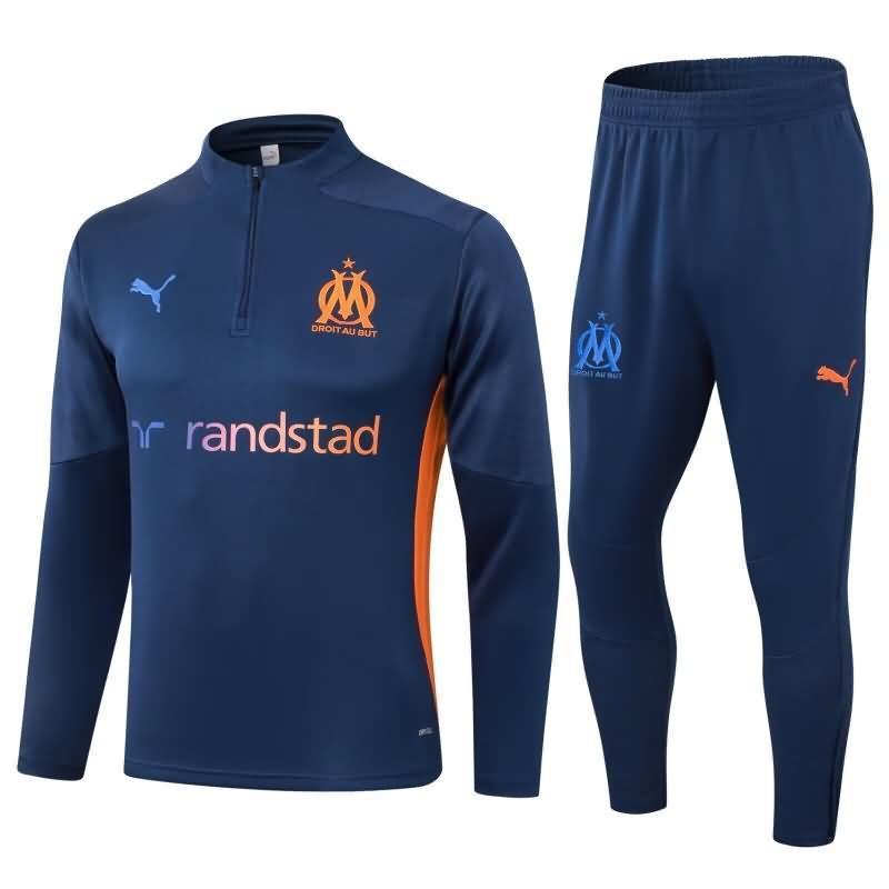 AAA(Thailand) Marseilles 24/25 Dark Blue Soccer Tracksuit