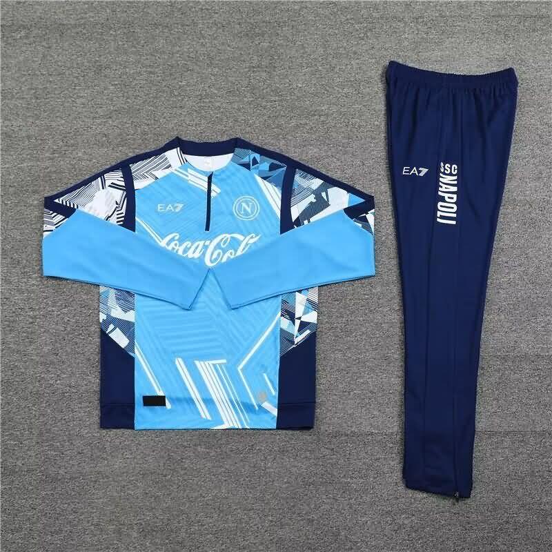 AAA(Thailand) Napoli 24/25 Blue Soccer Tracksuit